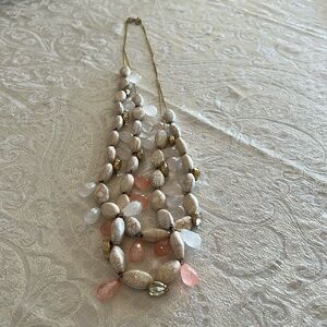 Long beaded necklace perfect for summer!